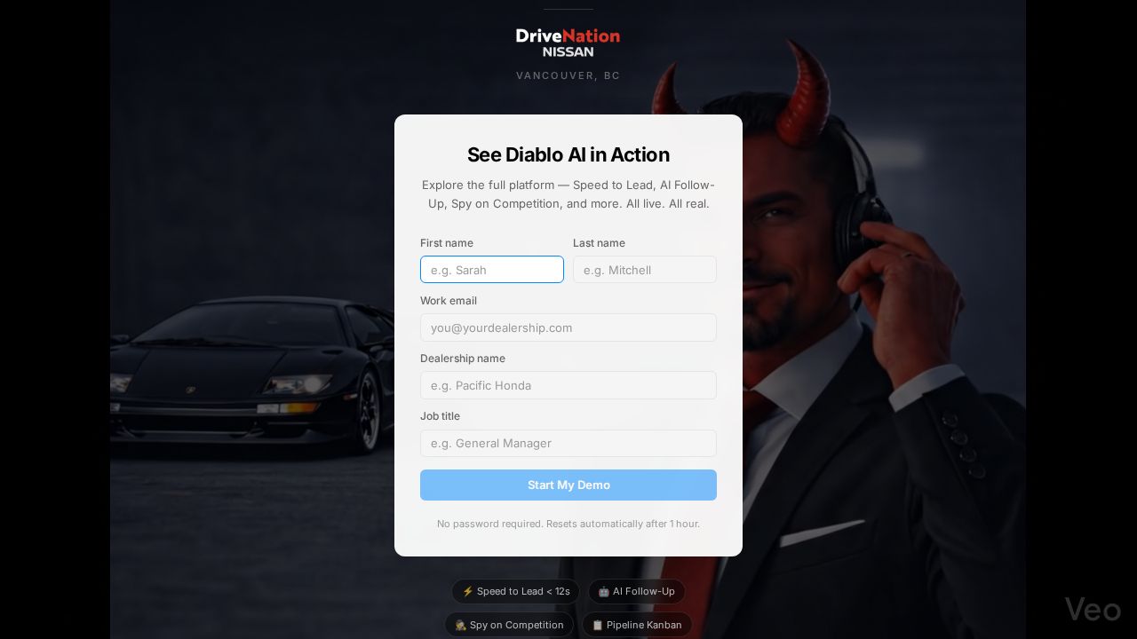 Diablo AI Demo — Drive Nation Nissan